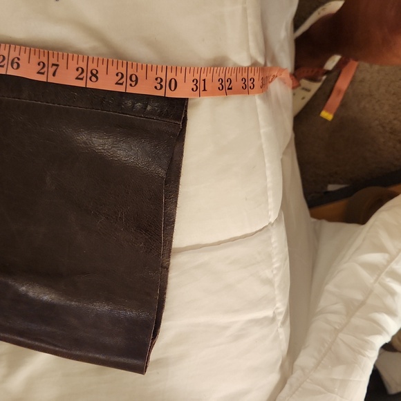 Genuine Leather brown pants size 2 - Picture 9 of 9